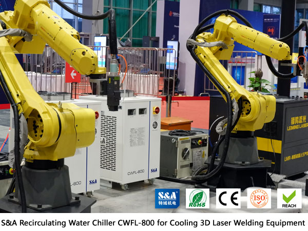 Two Units of S&A Teyu CWFL Series Water Chillers for Cooling Fiber Laser Welding Machines 2