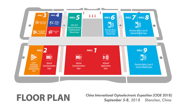 Pameran Optoelektronik Internasional China (CIOE) kaping 20 dianakake ing Shenzhen, China 2