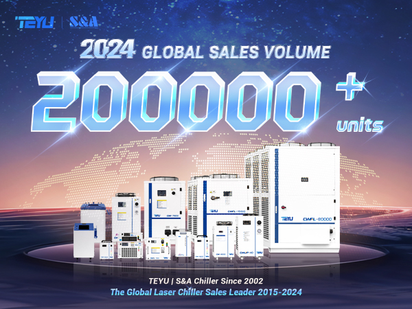 TEYU工业冷水机组适用于冷却各种工业和激光应用