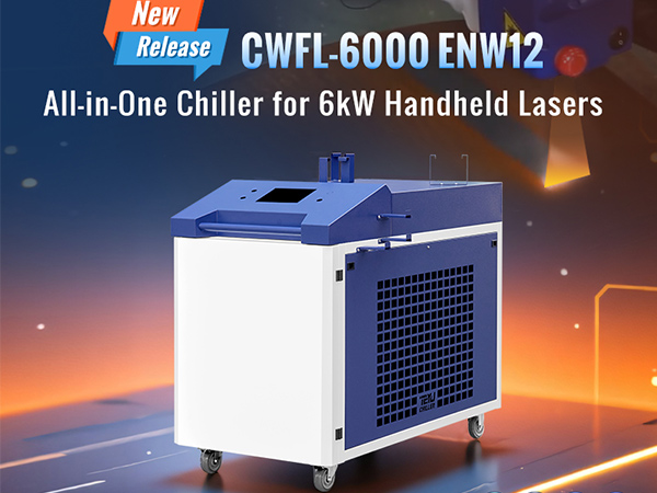 TEYU CWFL-6000ENW12 集成激光冷却器,适用于 6kW 手持式激光系统 1