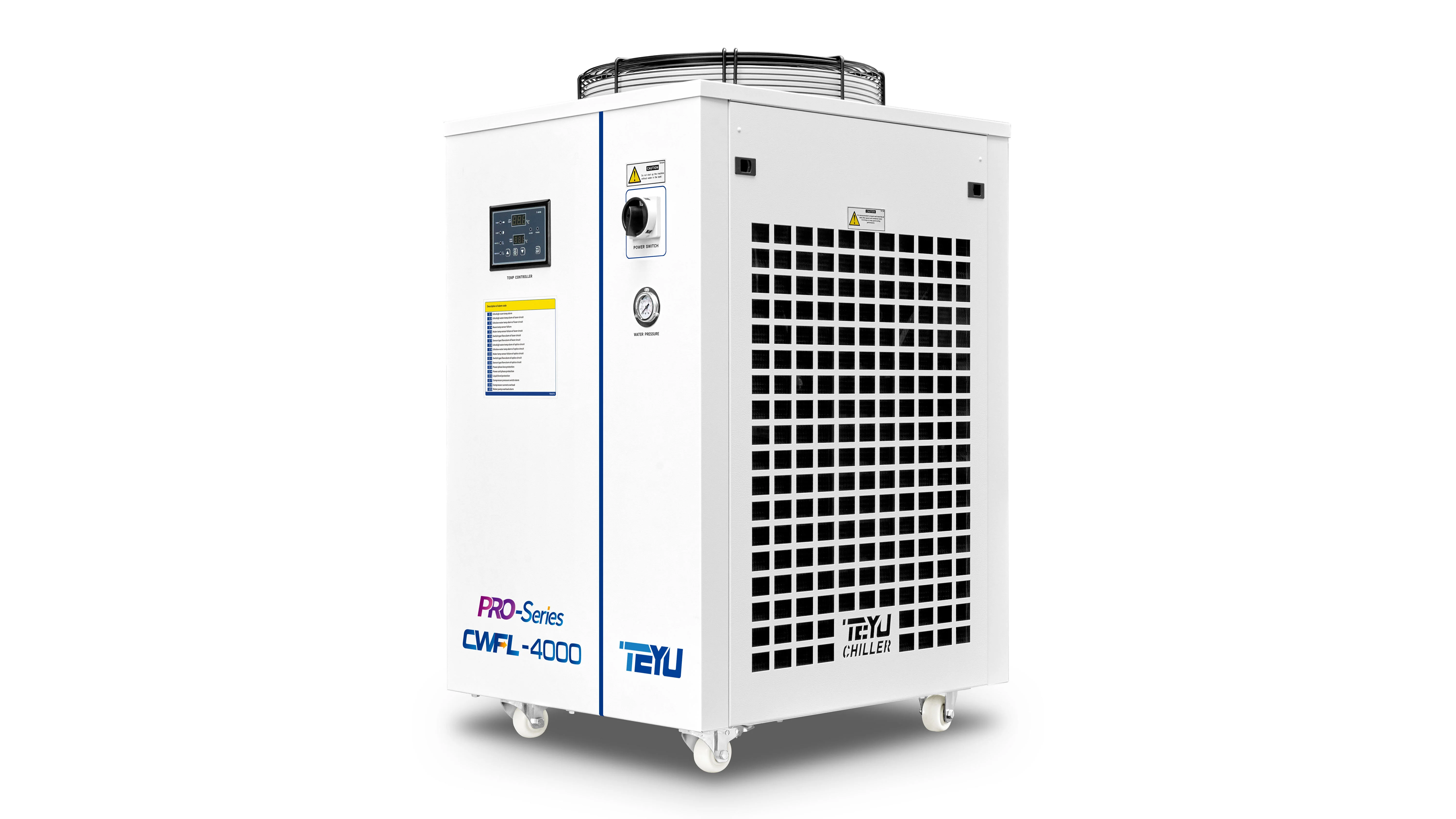 TEYU Chiller Manufacturer Specially Designed Industrial Chiller CWFL-4000 for 4kW Fiber Laser