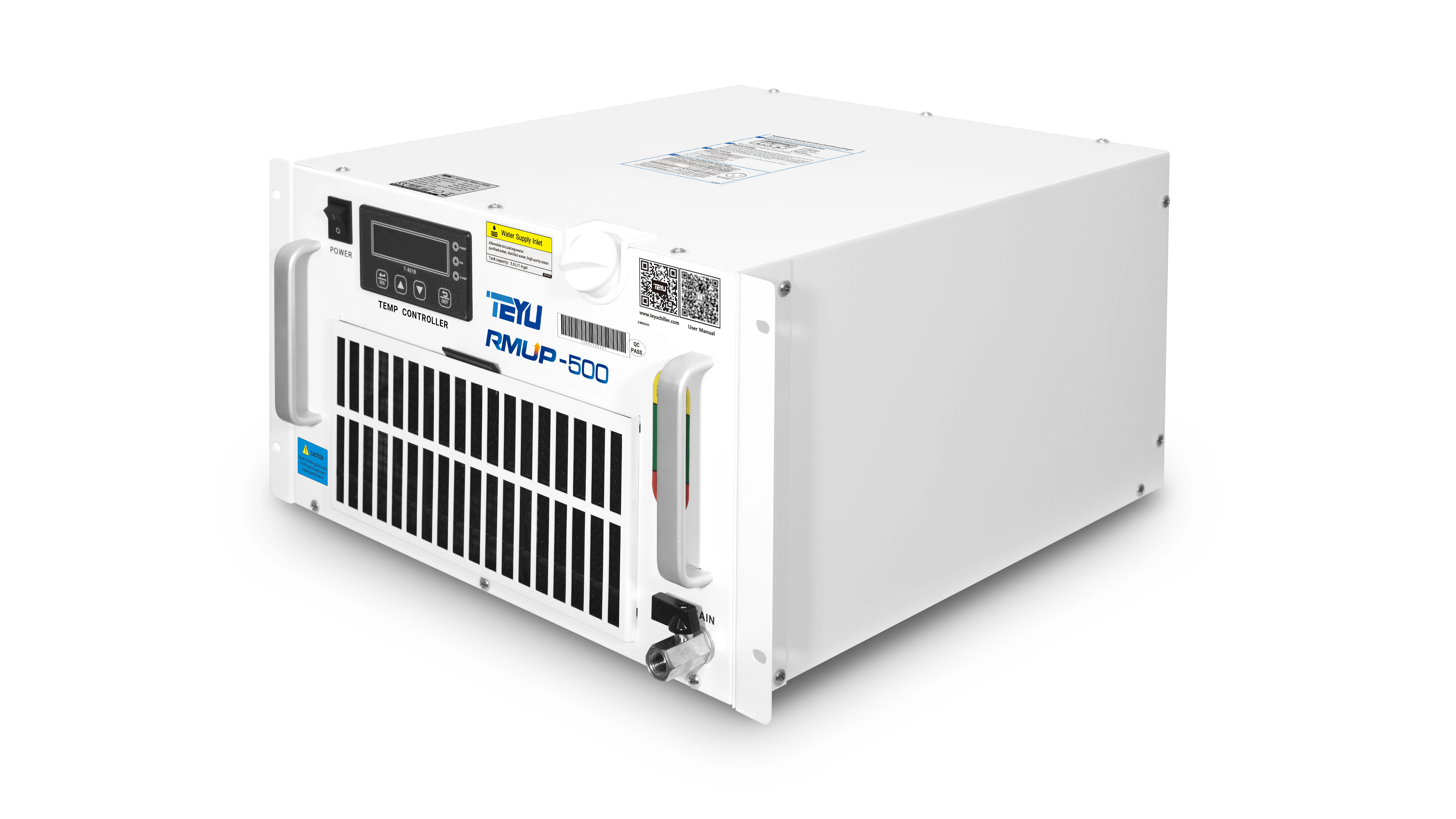6U رف رف مبرد الهواء RMUP-500 في رف 19 '' مع ± 0.1 ℃