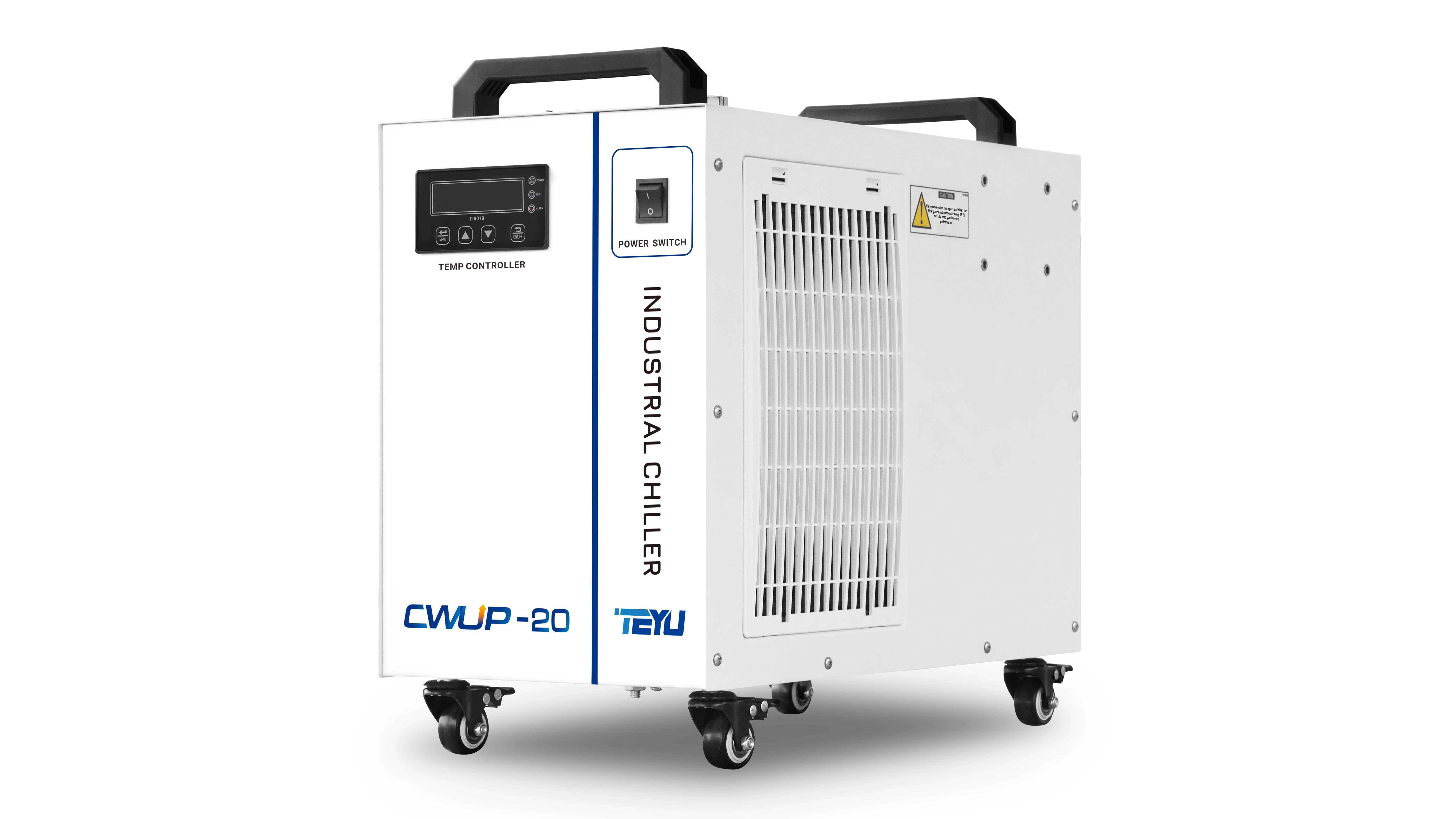 Agua circulante enfriador CWUP-20 para láser láser ultrarrápido ± 0.1 ℃ Estabilidad RS485 Comunicación
