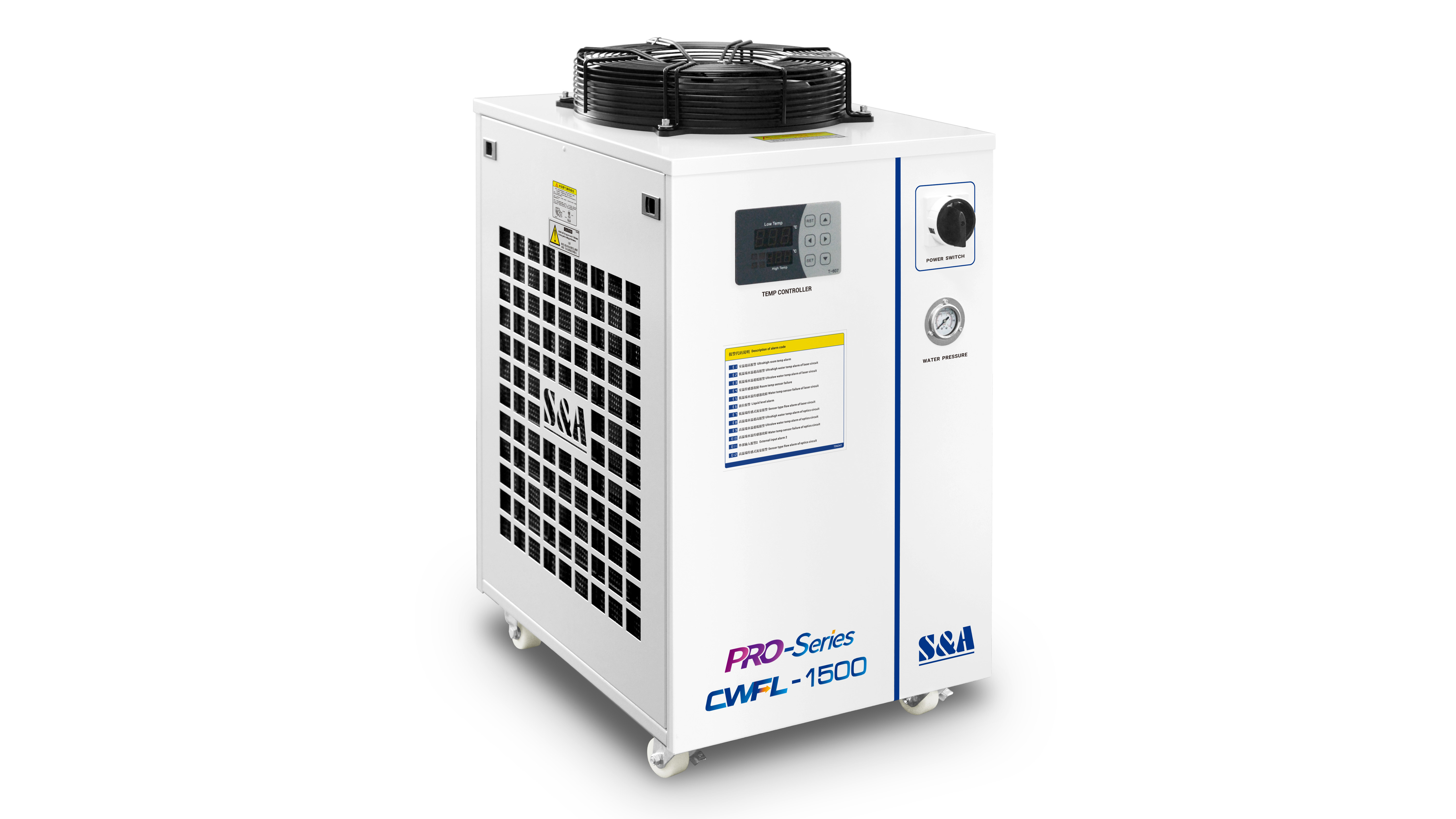 Refroidisseur D'eau Industriel Cloudray S&A CWFL-1500 Pour Machine Laser à Fibre - Neuf