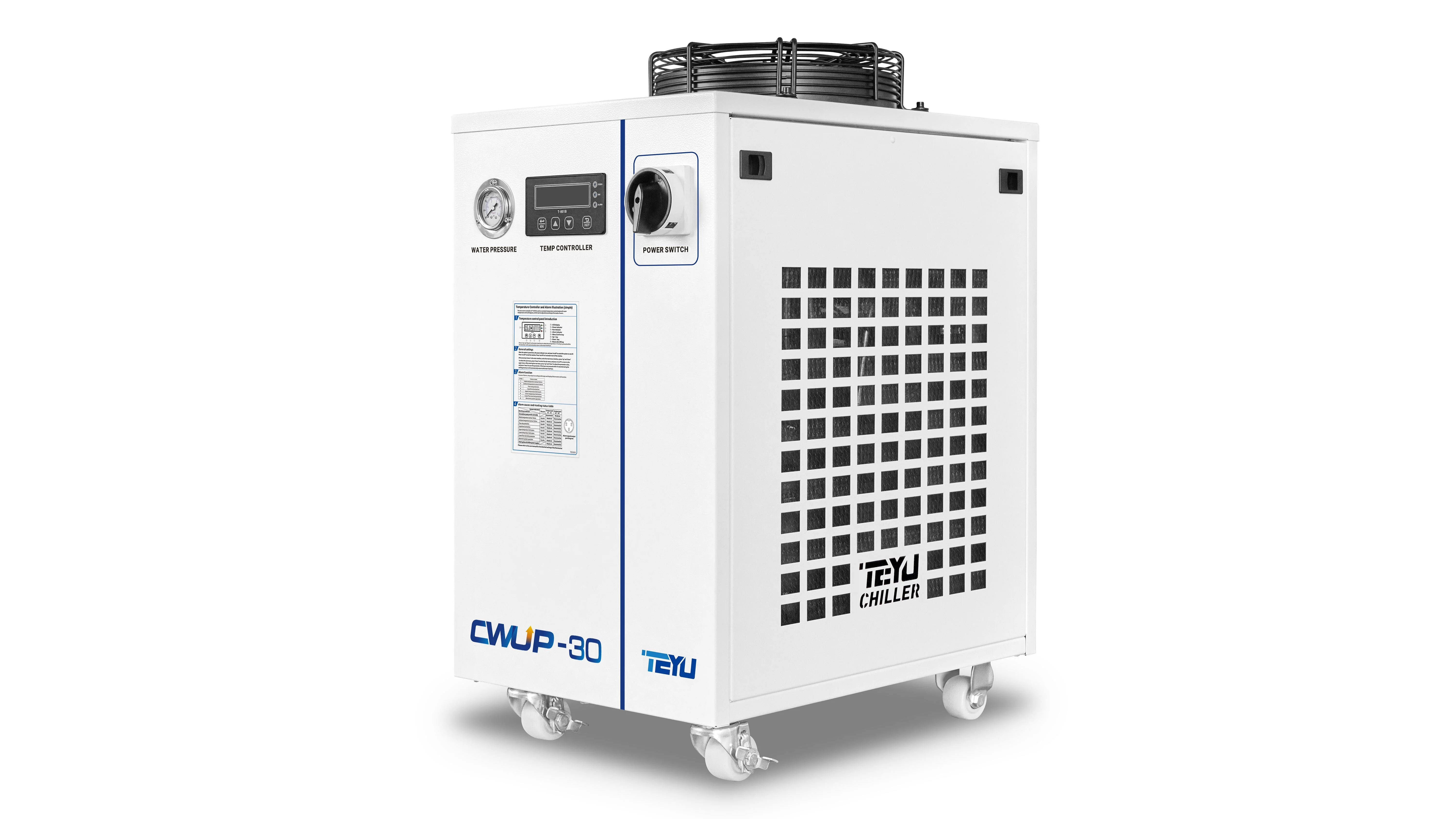 CHILLER PORTATIVA CHILLER CWUP-30 per LASER LASER ULTRAFAST LASER ± 0,1 ° C MODBUS 485 COMUNICAZIONE