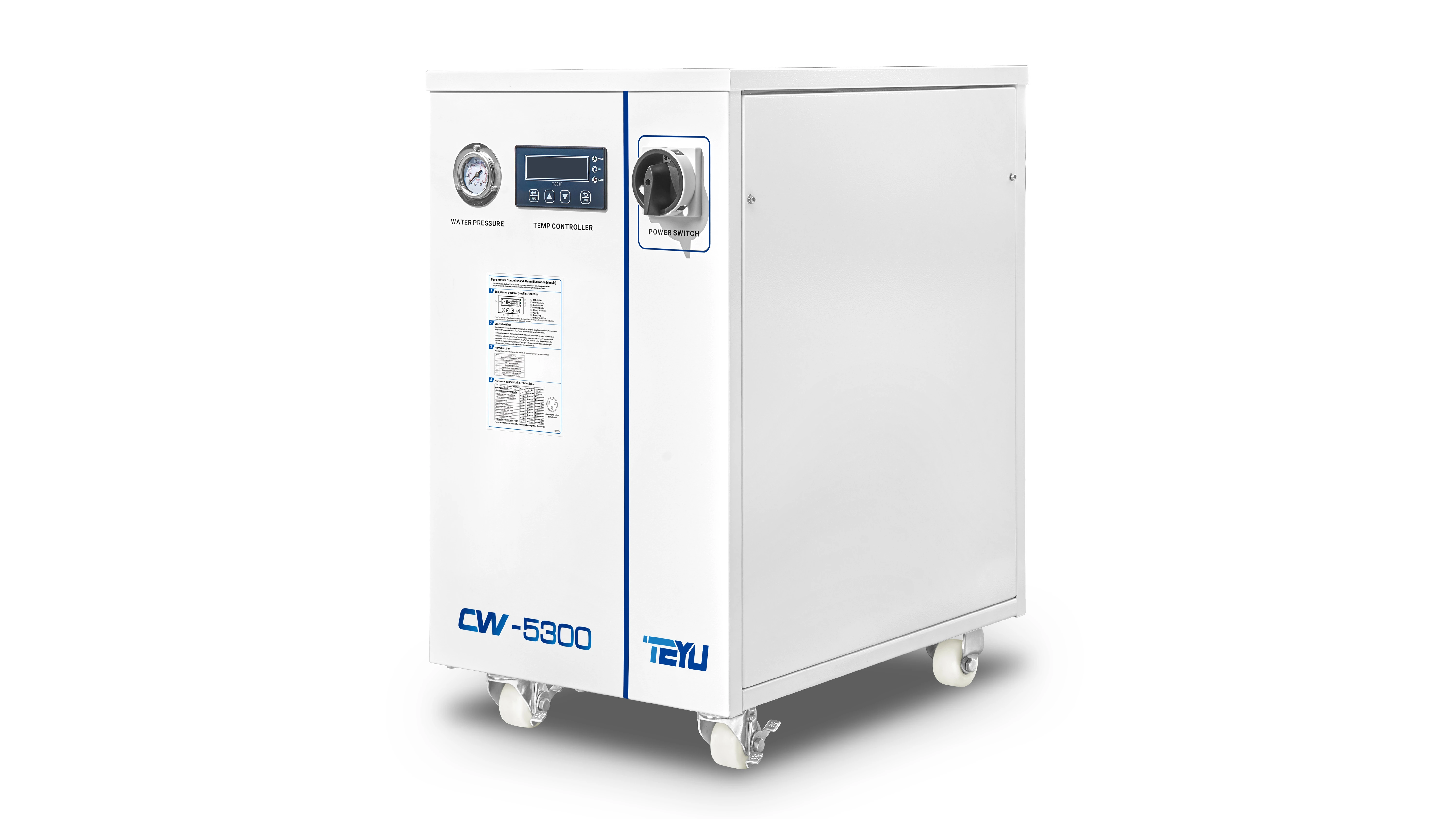 Hersirkulerende water afgekoelde koelmiddels CW-5300ANSW vir koellaboratoriumtoerusting