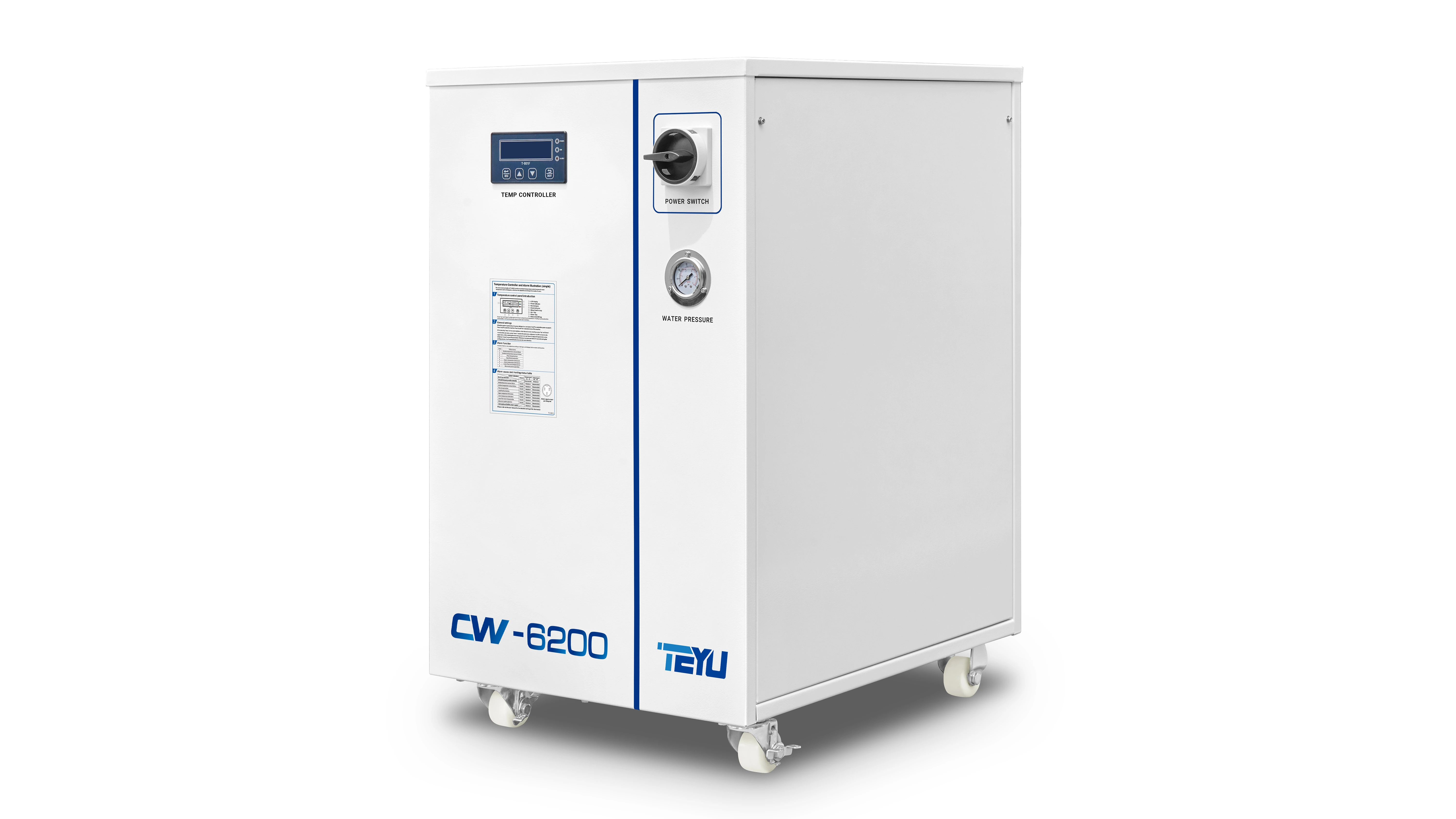 實驗室冷水機 CW-6200ANSWTY ±0.5°C 精密 6100W 製冷能力