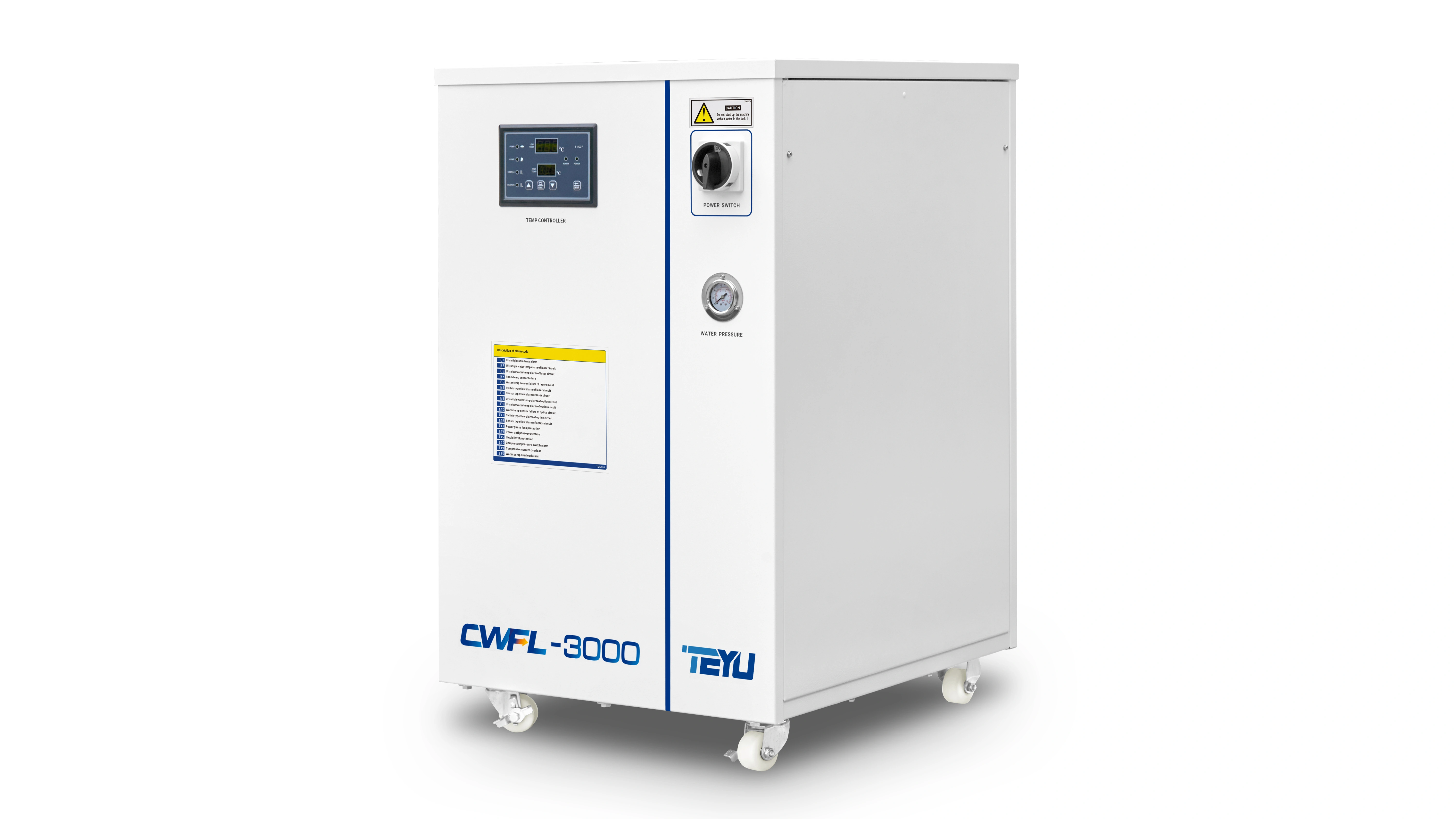 د اوبو یخ شوی چیلر CWFL-3000ANSW د 3000W فایبر لیزر لپاره د دوه ګونی کولنګ سرکټونو سره