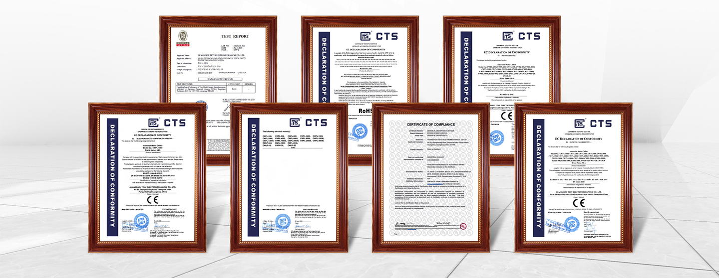  CO2 Laser Cooler CW-6200 күбөлүк