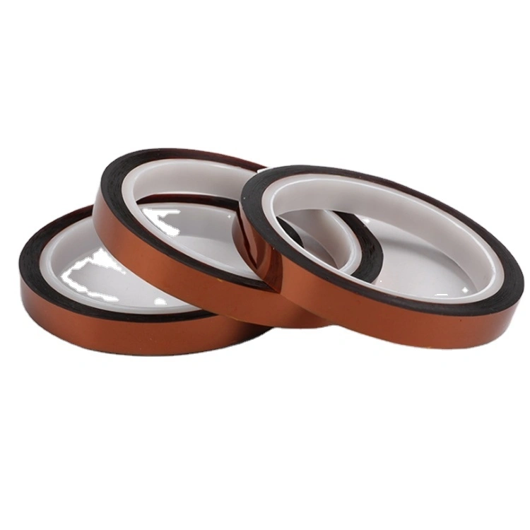 Kaptone High Temperature Polyimide Self-Adhesive Masking Tape Heat Resistant Silicone Adhesive Single Sided Available 33m 1