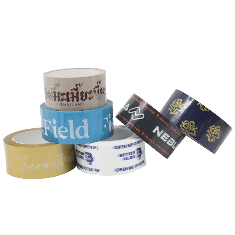 Customized Adhesive Package Carton Sealing Tape Packing Tape With Logo BOPP Printed Tape 100y/200y/1000y 1