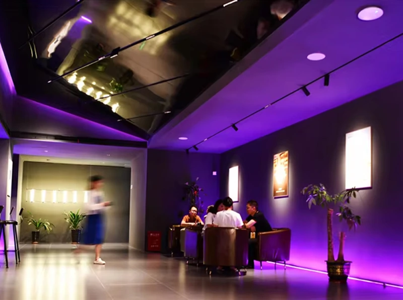 Flexible Transparent Led Screen Video/Text/Picture/Time/3D Text/Office/SWF Wholesale - GUBOS 7
