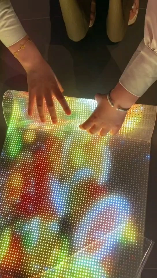 Flexible Transparent LED Film Screen - P6.25 Display 1