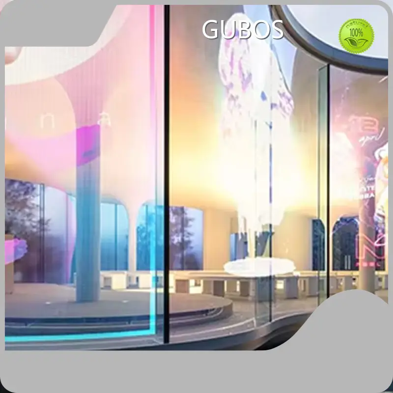 GUBOS Transparent Led Screen 6mm Transparent Led Screenfactory 1