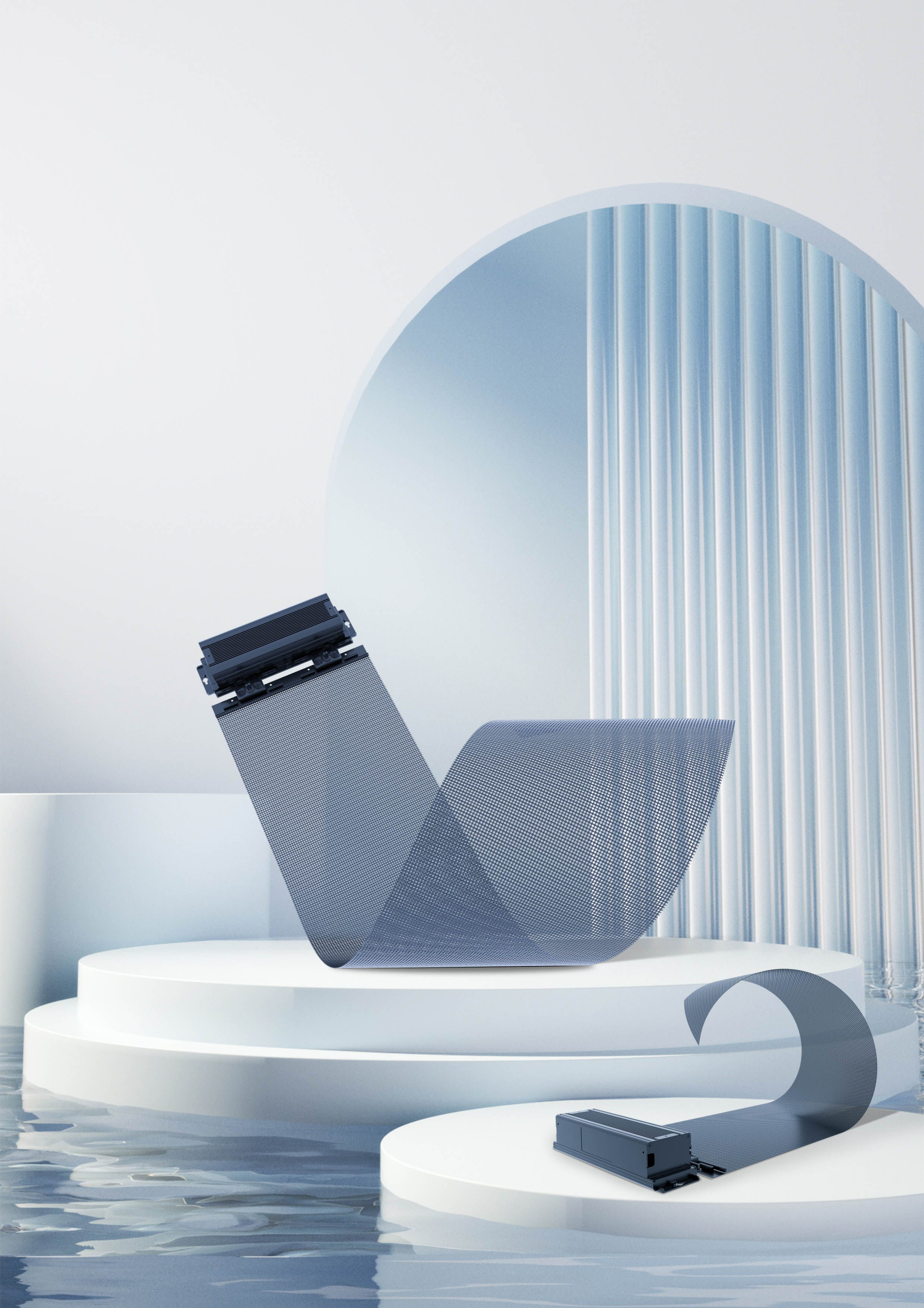 LED Flexible Holographic Display P4 2