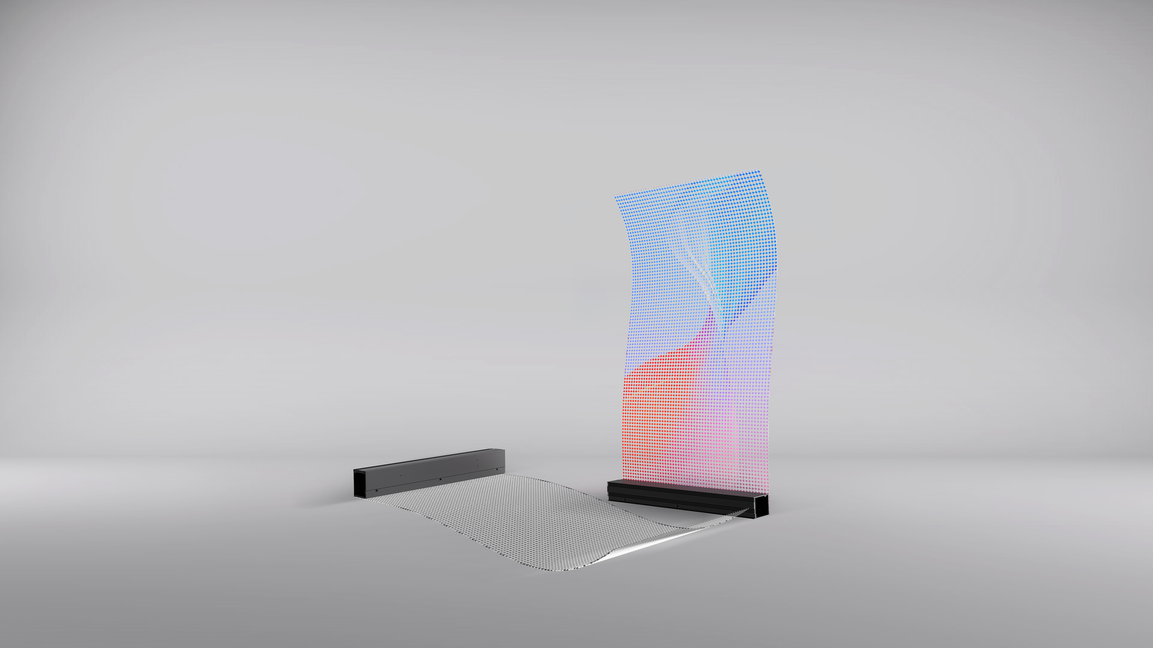 LED Flexible Holographic Display P4 3
