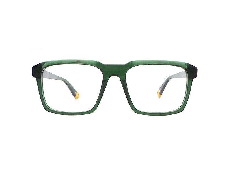 Montures de lunettes carrées élégantes en acétate pour hommes Quick Wonder P-RA40197 1