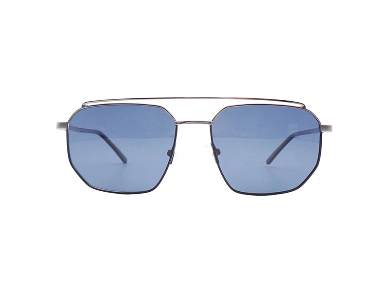 QUICK WONDER Occhiali da sole classici geometrici in metallo da uomo P-RYM40001 1