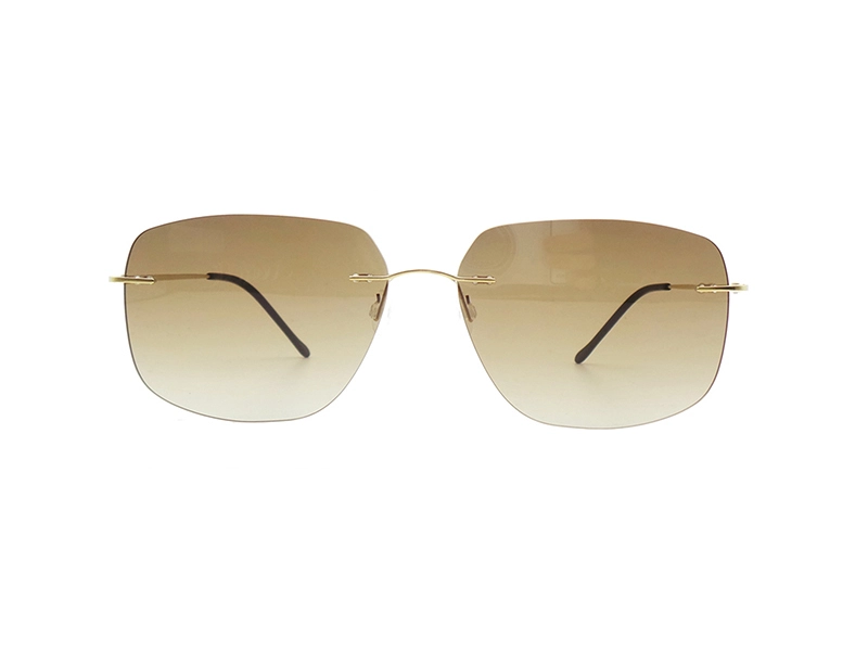 Gafas de sol clásicas modernas Quick Wonder Women de gran tamaño de titanio P-YT00007 con protección UV y lentes degradadas 1