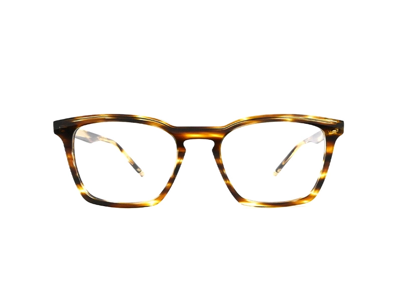 QUICK WONDER Acetat-Brillenfassung für Herren – Vintage-inspiriert mit Metallakzenten – PA40454 1