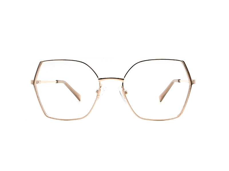 Montura de gafas QUICK WONDER Glam de acero inoxidable para mujer – Diseño de alambre esculpido PM20456 1