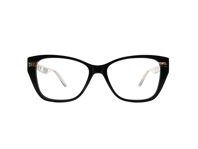 QUICK WONDER Acetate Optical Frame for Women with Custom Metal Pins – P-RA20222 1