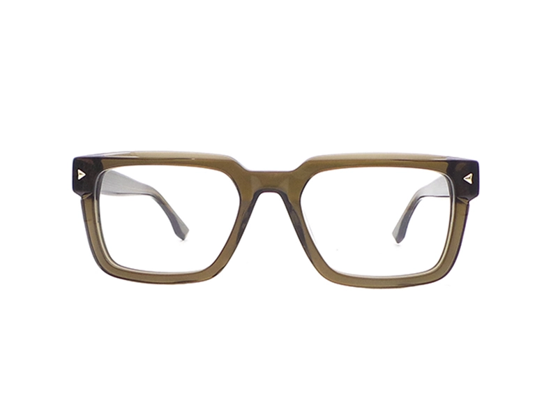 Design sfaccettato rapido Wonder con accento in metallo-Acetato Frame ottico per uomini P-RA40205 1