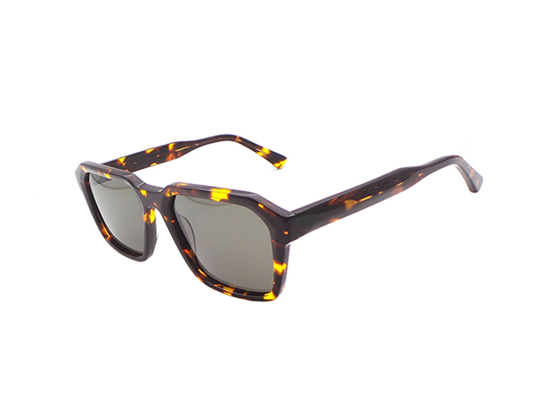Maravilla rápida: gafas de sol de acetato rectangular para hombres, protección UV P-ya40100 2