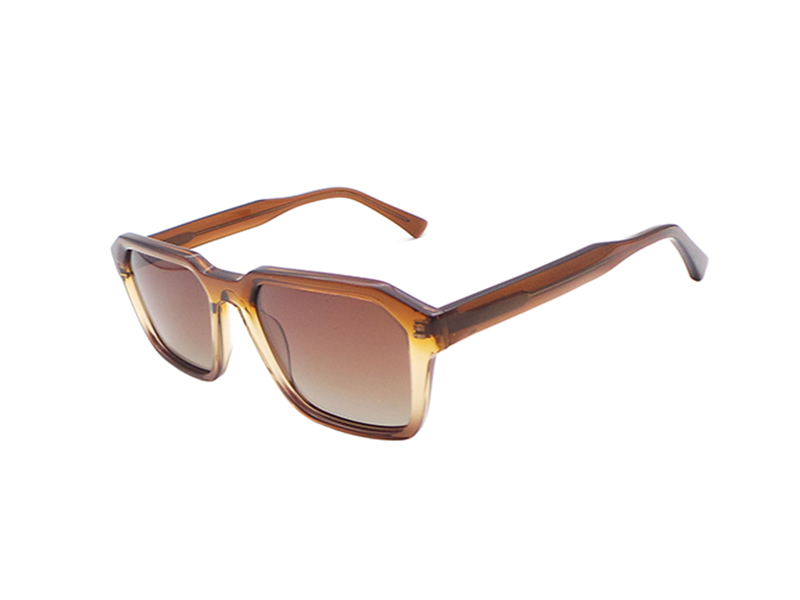 Maravilla rápida: gafas de sol de acetato rectangular para hombres, protección UV P-ya40100 3