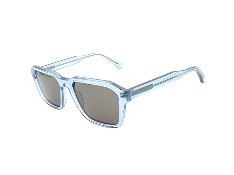 Maravilla rápida: gafas de sol de acetato rectangular para hombres, protección UV P-ya40100 4