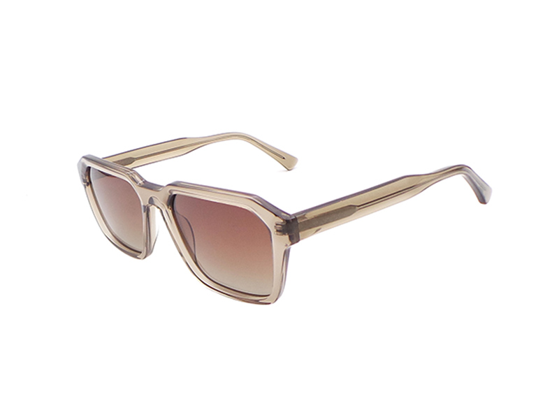 Maravilla rápida: gafas de sol de acetato rectangular para hombres, protección UV P-ya40100 5
