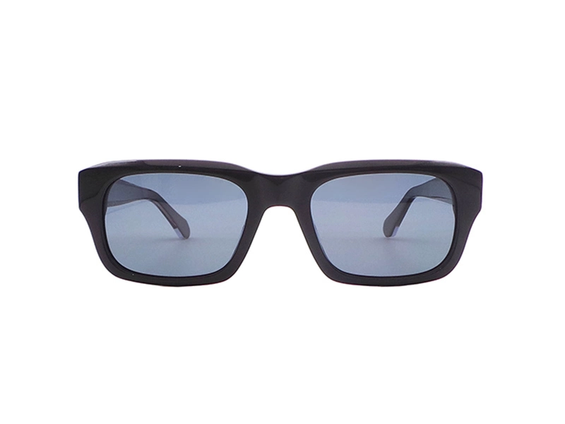 Schnelles Wunder -Herren -Premium -Acetat -Sonnenbrillen - UV Protective Slanted Rechteck Linsen P -ya40105 1