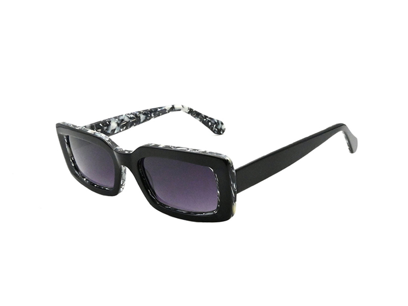 Gafas de sol de acetato de lente cuadrada de Wonder Quick Wonder con protección UV P-Ya40106 2