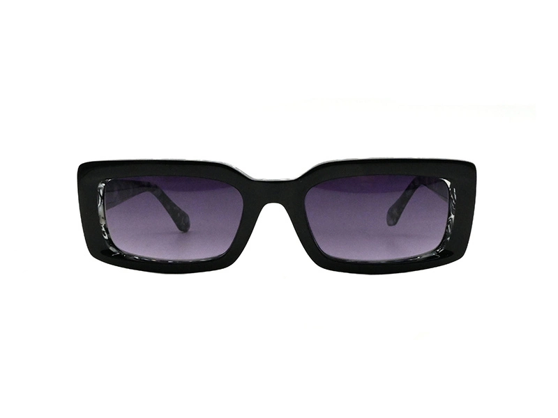 Les lunettes de soleil acétate de l'objectif carré rapide avec une protection UV P-YA40106 1