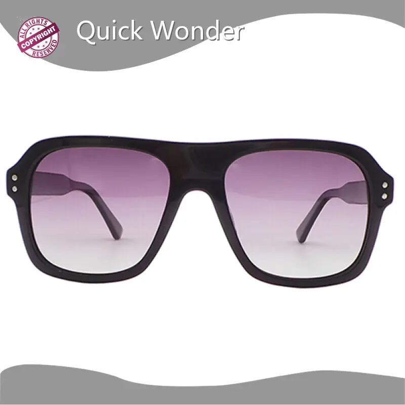 Acetate Aviator Sunglasses ODM and OEM Are Feasible - - Quick Wonder 1