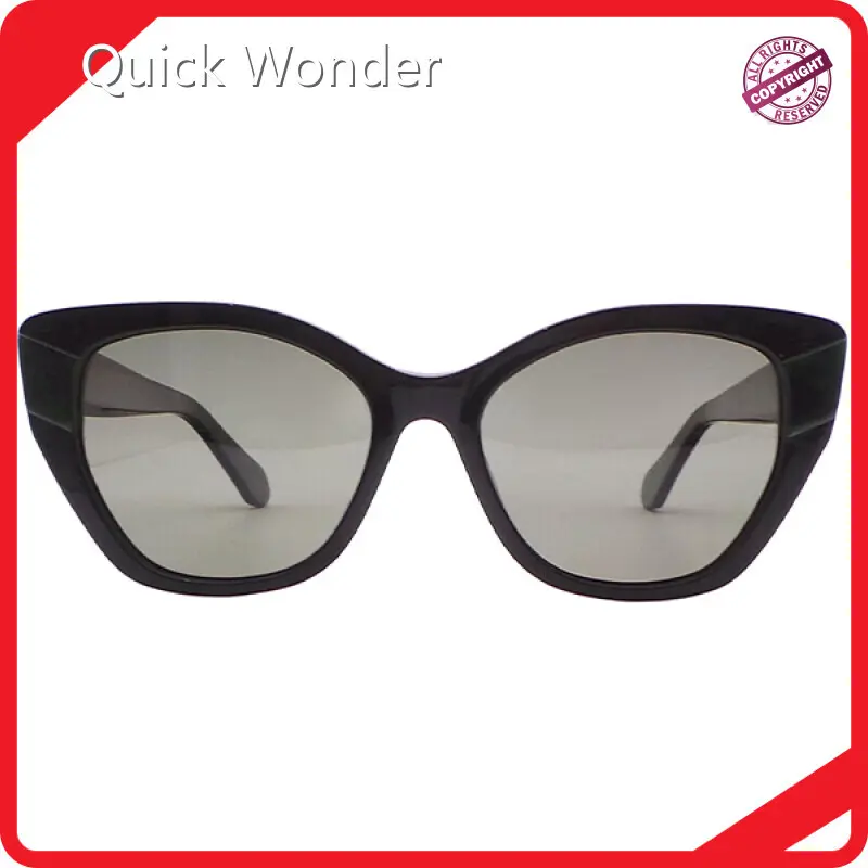 Round Acetate Sunglasses Lady by Quick Wonder 1