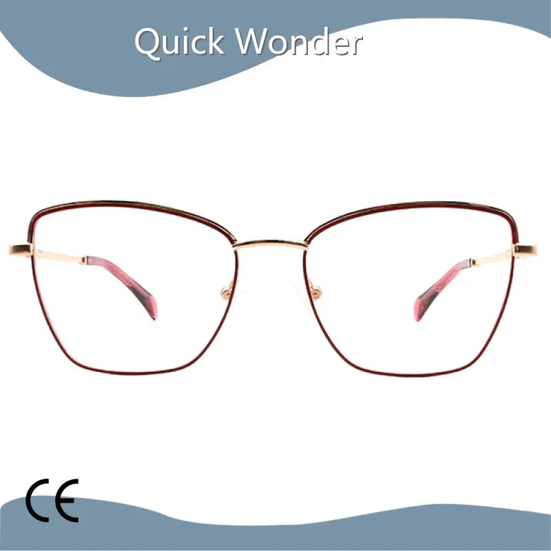 Glasses Frames Gold Lady Wholesale - Quick Wonder 1