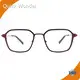 Custom Fit Eyeglass Frames Customizable (Shown in Black with Red Accent Details) - - Quick Wonder 1