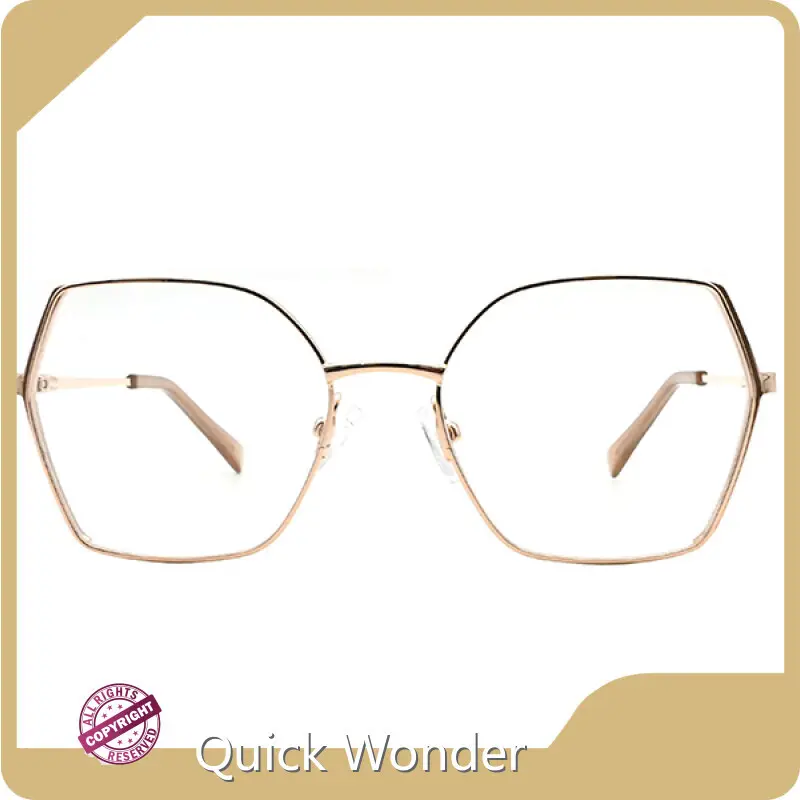 Round Metal Eyeglass Frames Customizable - - Quick Wonder 1
