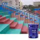 Custom garage rubber flooring paint for business wall 6