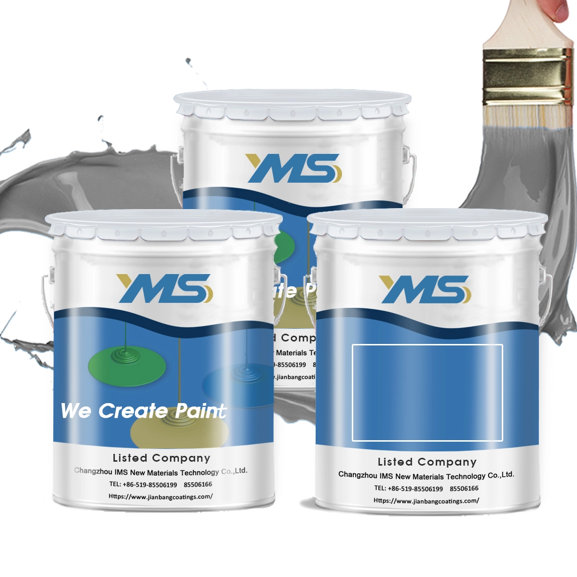Strongly Weather-resistant Waterborne Acrylic Finish Paint for Decoration 1
