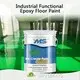 Outdoor Epoxy Floor Paint Offwhite，yellow and Black Wholesale - YMS Paint 1