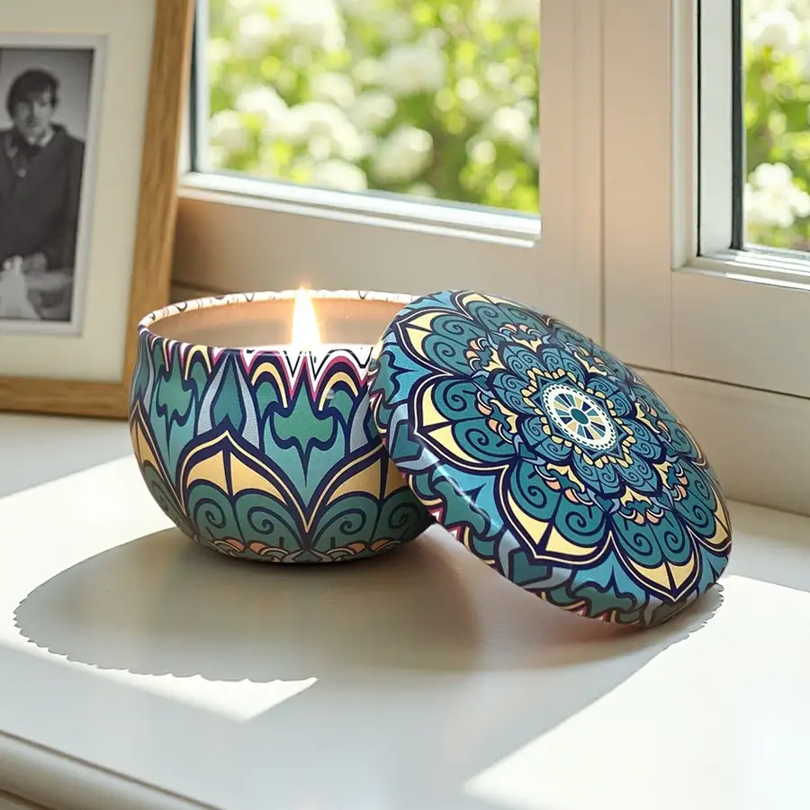 LUL Candle | 2.2oz Jasmine Scented Soy Wax Candle in Metal Tin | Wholesale  Custom Candles 1