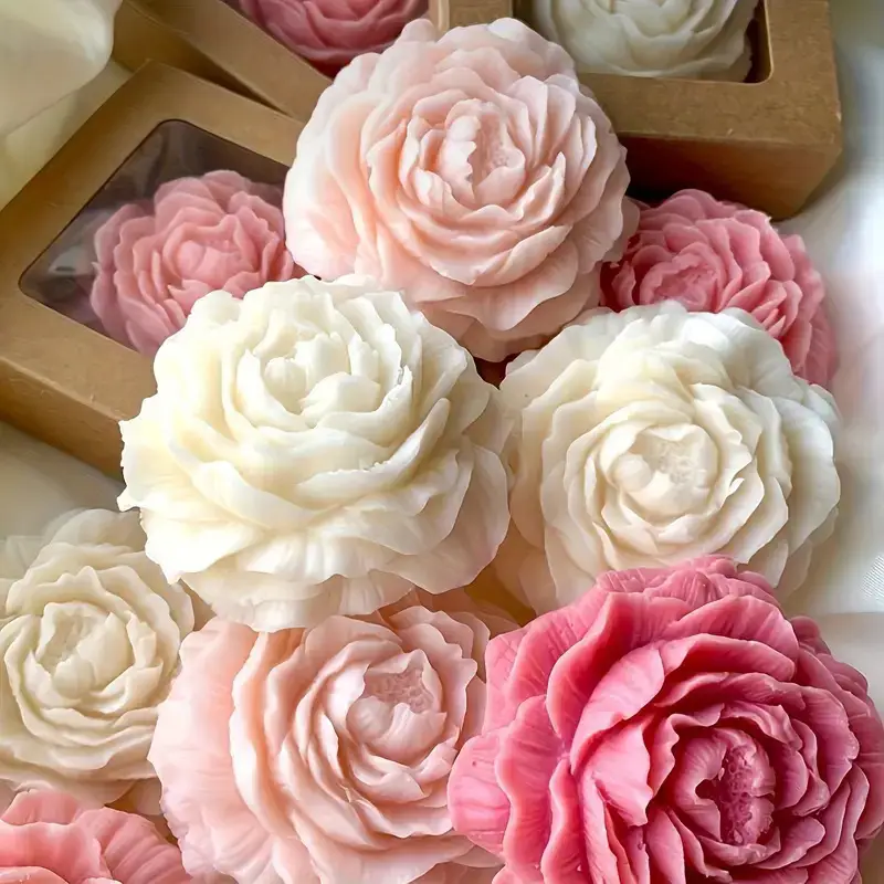 LUL Candle | Wholesale 75g Peony Craft Candles - Custom Floral Soy Wax Bulk 1