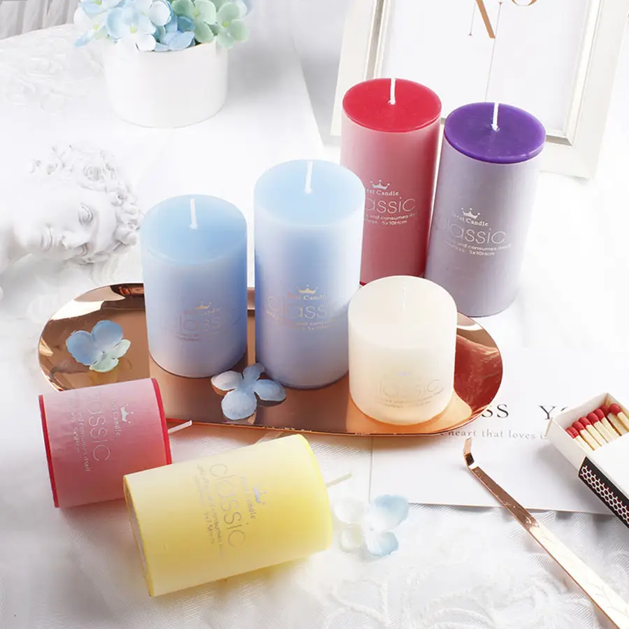 Bougies de Noël en gros - bougies de pilier parfumé personnalisées | Bougie lul 1