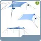 Buypop Up Beach Shade 1500-2000 Mm 1500-2000 Mm 1