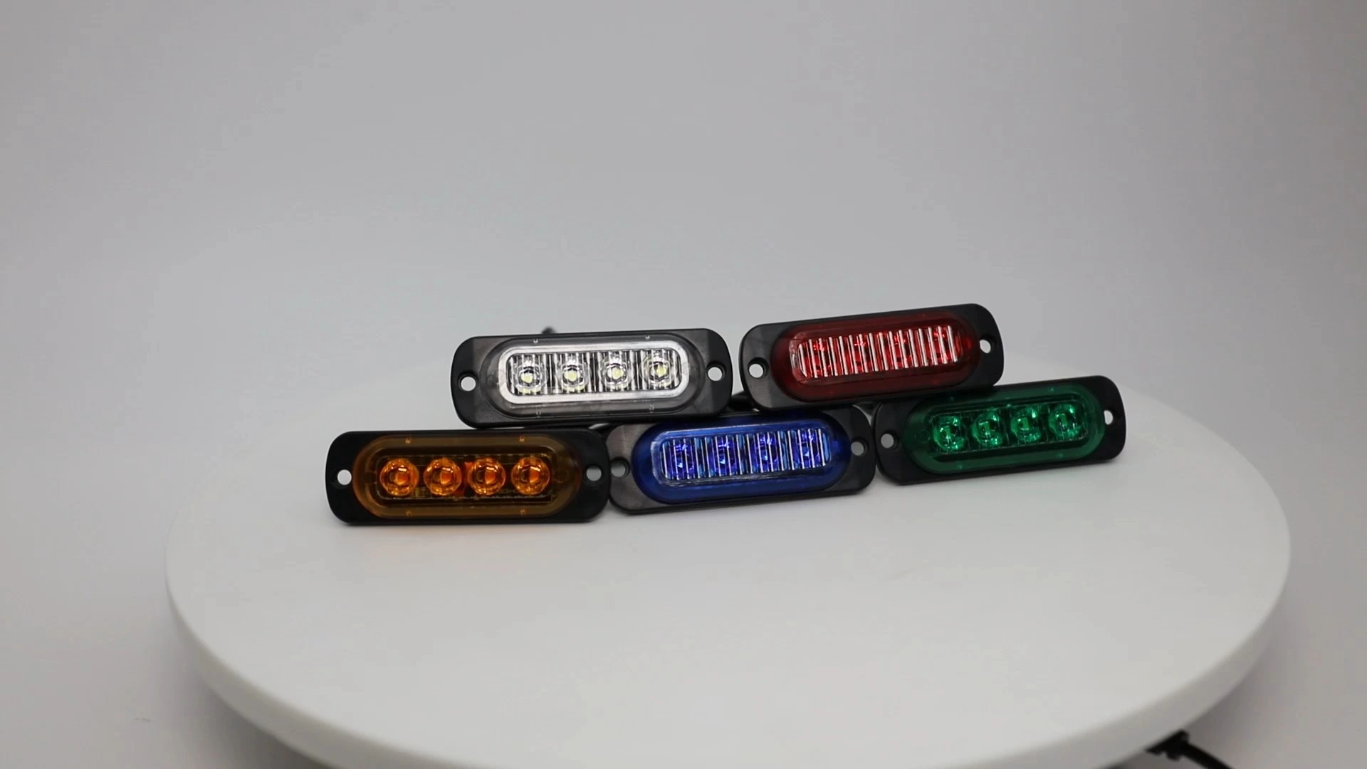Marcador del lado del camión Luces de advertencia de la luz sin centro indicador de seguridad LED para vehículos y automóviles 1