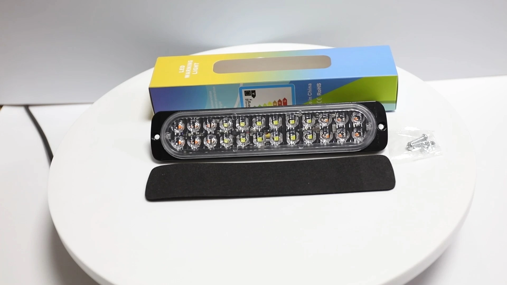 Leadway 24SMD LED Warning Light Bar - Emergency Signal Lamp for Motorcycles, SUVs & Trucks 1