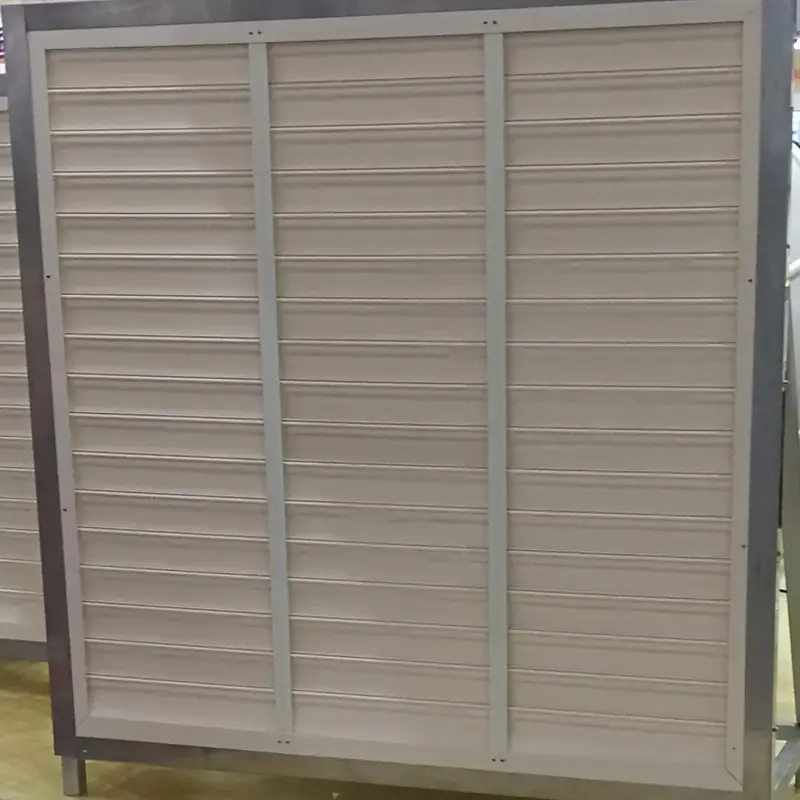 PVC fan shutter for fiber glass cone fan 1