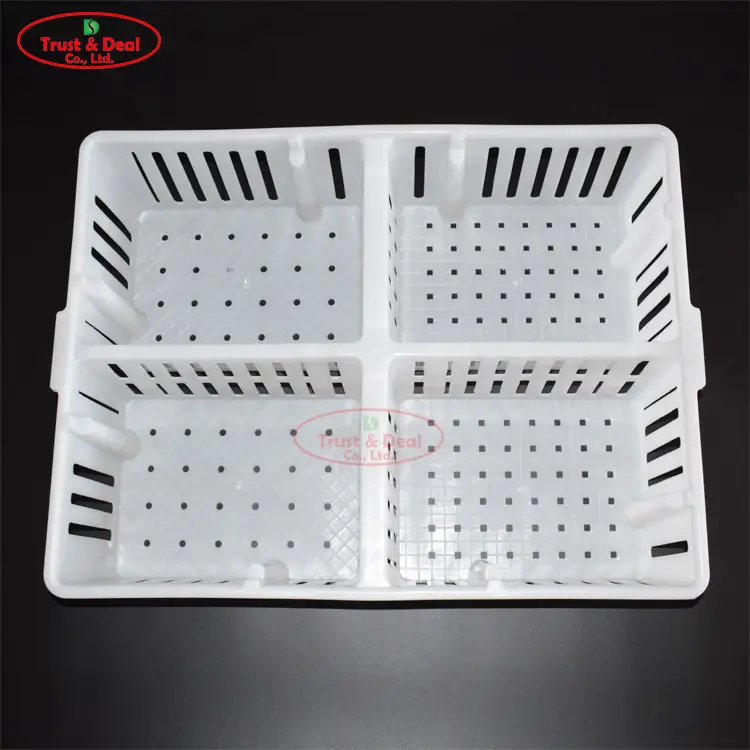 plastic crate for day old baby chick transportation crate for breeder farm 1